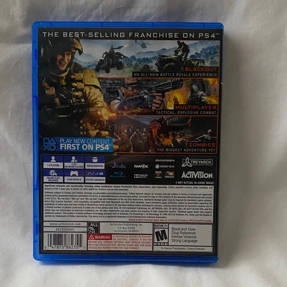 Microsoft Call of Duty: Black Ops 4 - (BIN 5)